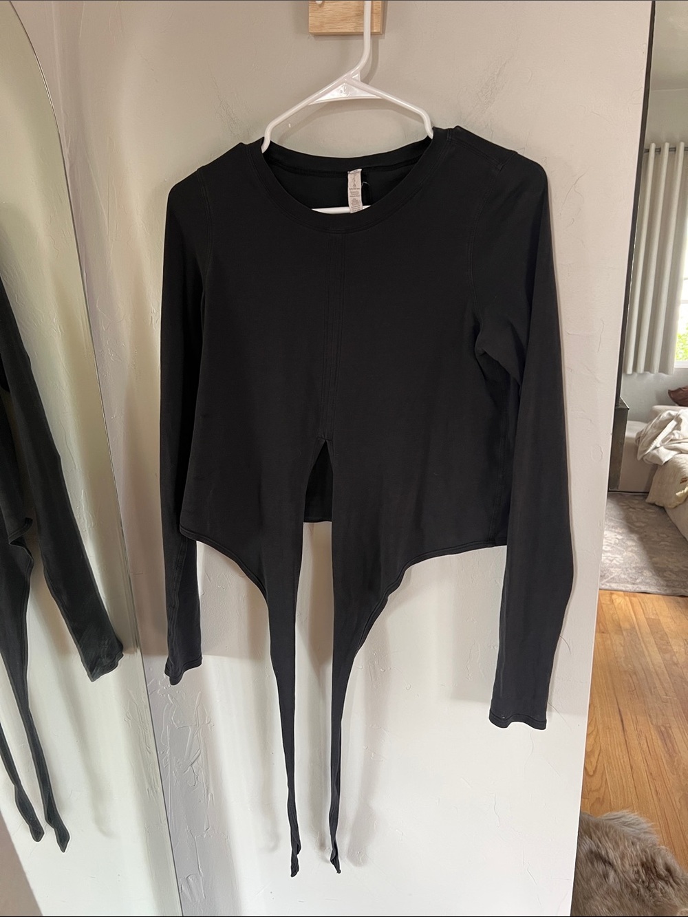 Lululemon time to restore long Sleeve tie shirt